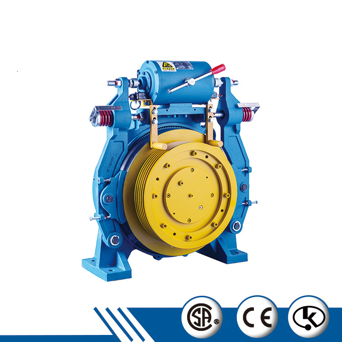 High Torque Elevator Gearless Traction Machine WWTY 6